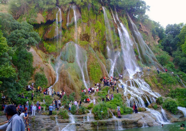 آبشار بیشا زیباترین آبشار لرستان است