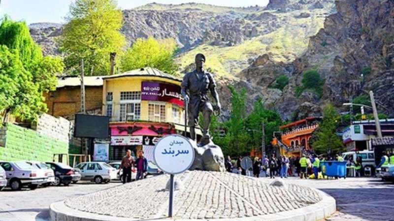 طبیعت کوهستانی دربند و درگاه در مکان های گردشگری تهران